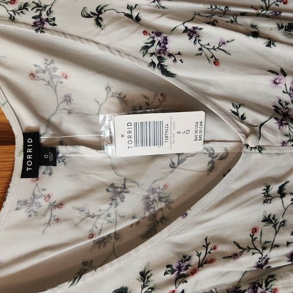 Torrid NWT 90s baby doll ditsy dress 0x